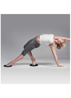 Generic Exercise Sliders Gliding Discs Dual Sided Total Body Workout System 2Pcs, Blue  - Image 5