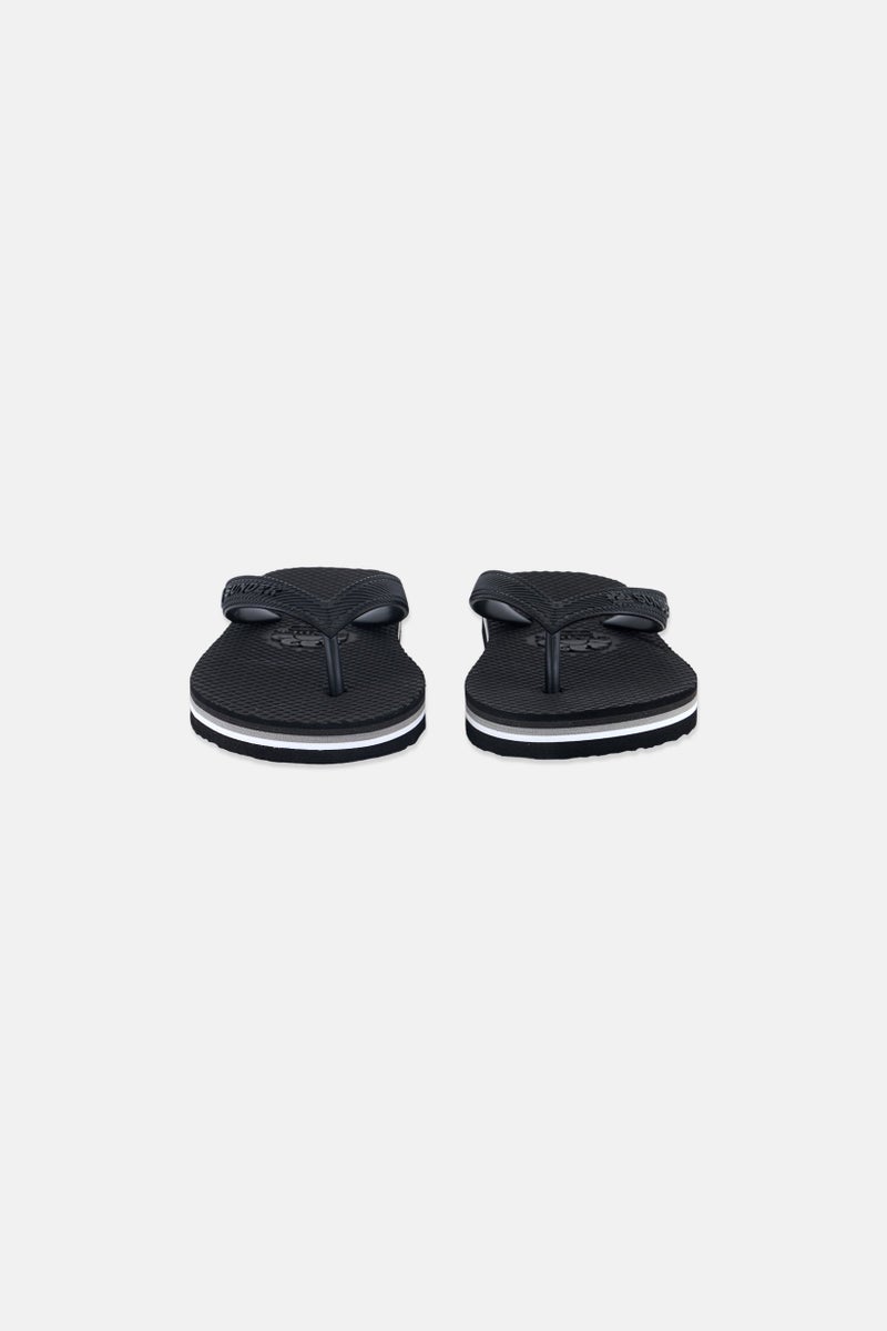 Sundek Kids Boy Brand Logo Slippers, Black - Image 2