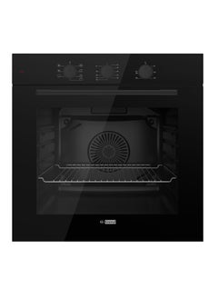 GL General 73 Lt 60x60cm 7 Cooking Programs Built In Oven, Black Panel, Grill + Air Fryer, Up & Down Heating, Cooling Fan, Tray + Stand Included  - Image 1