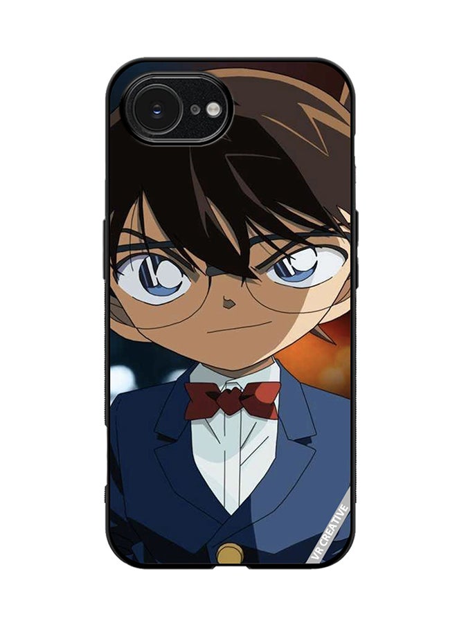 Protective Case Cover For Apple iPhone 16e Detective Conan Character Design Multicolour