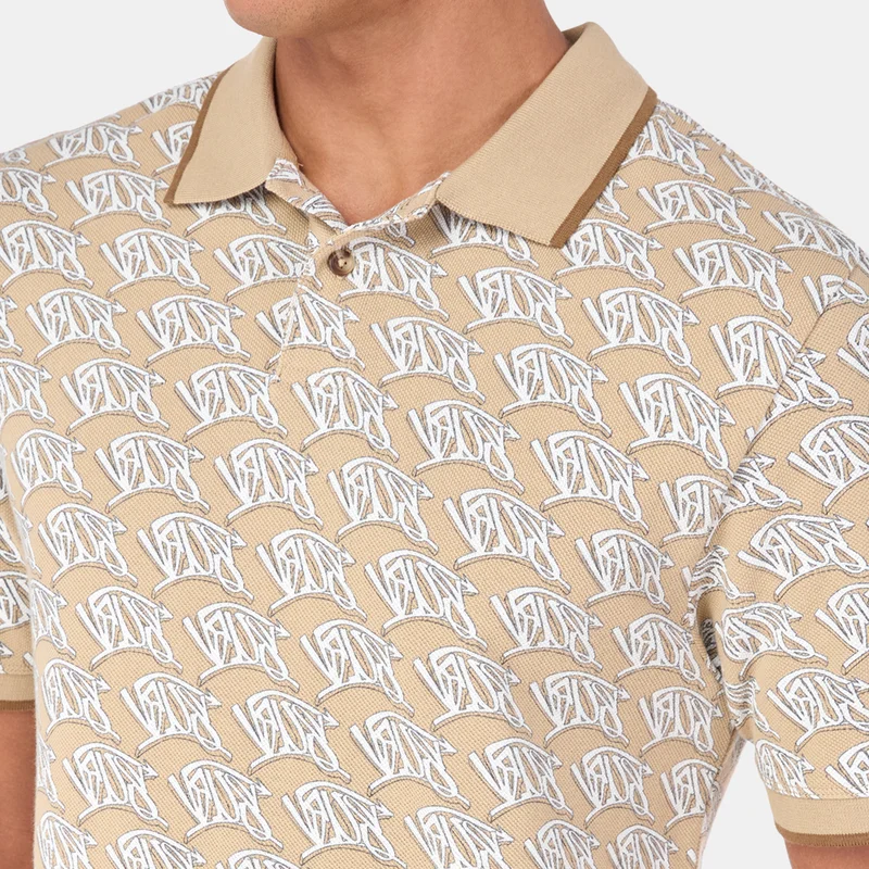 VANS Brown Men's Lewis Mills Polo Shirt for Men | Best Price UAE