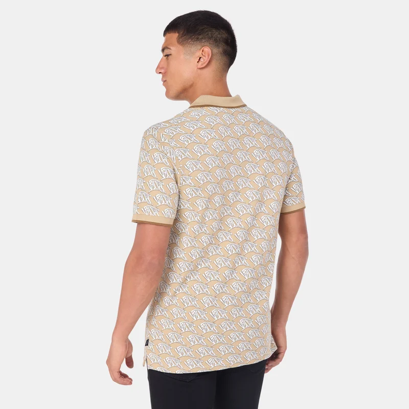VANS Brown Men's Lewis Mills Polo Shirt for Men | Best Price UAE