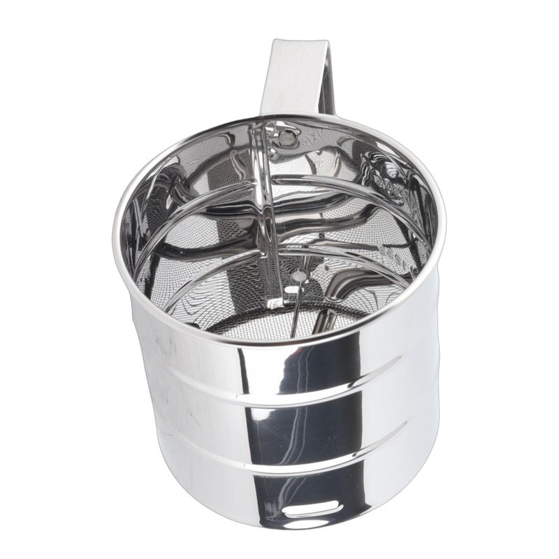 مُنخل الدقيق والسكر من الفولاذ المقاوم للصدأ شبكة ناعمة منخل الخَبز والمطبخ - Image 5