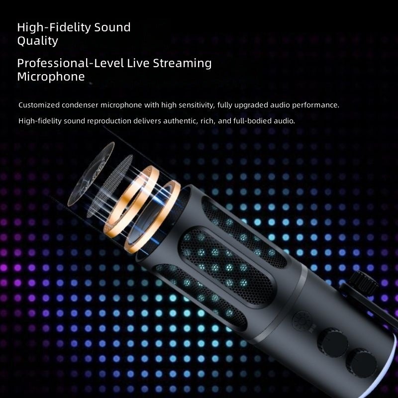 SOAIY SC100 Dedicated Microphone for PC Gaming, Live Streaming, Recording, and Video Conferencing with Noise Cancellation - Image 3