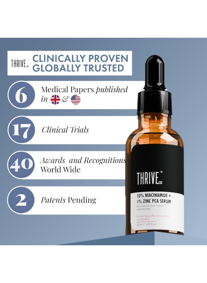 ثريفيكو مصل ثرايف كو نياسيناميد مع الزنك PCA | يقلل من علامات حب الشباب والعيوب | يقلل المسام | مصل الوجه للتحكم في زيت البشرة الدهنية | للرجال والنساء | 30 مل - Image 4