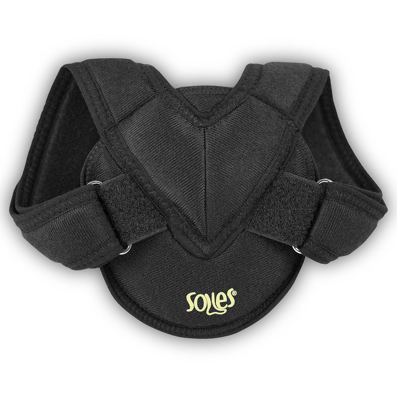 SOLES Clavicle Bandage Adjustable Flexible Breathable Neoprene Unisex Improves Poor Posture Osteoporosis Clavicle Brace for Collarbone Injuries Pediatric - Image 2