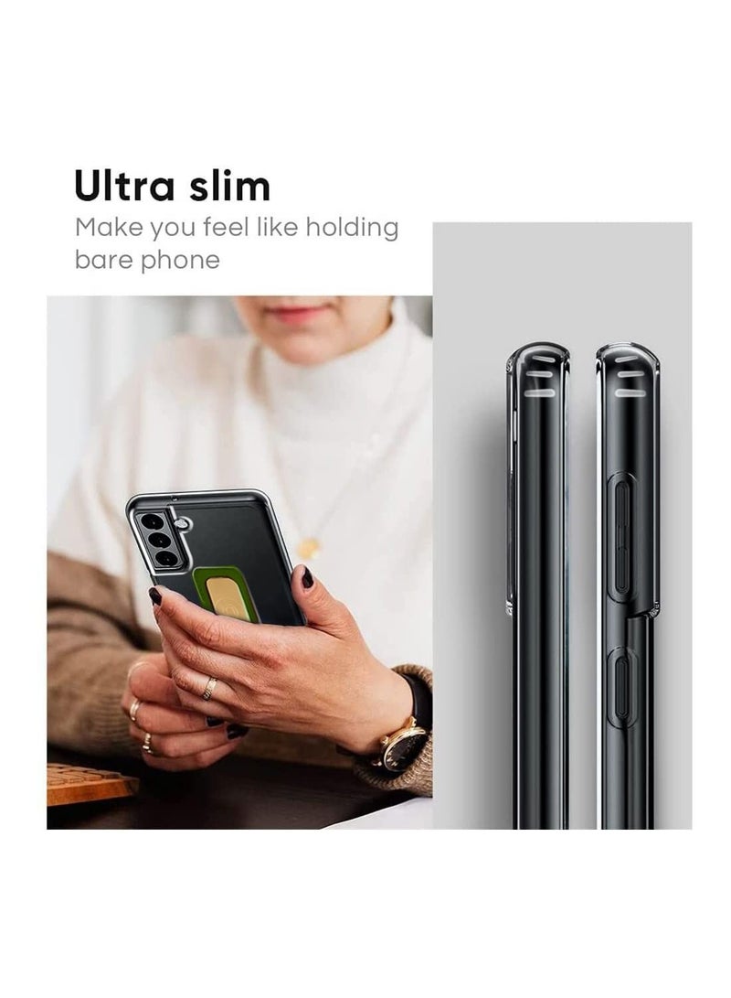 Wtech TPU Hand Grip Case Cover For Samsung Galaxy S22 Plus 5G Clear/Green - Image 5