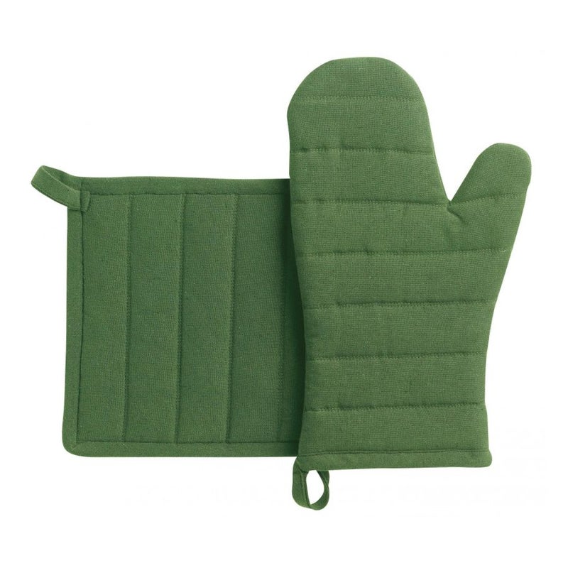 Jona Green Glove & Potholder Set of 2