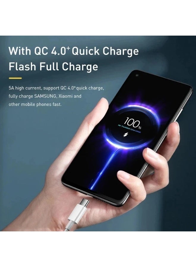 أو إي إم كابل بيانات أصلي للشحن السريع USB-C / Type-C إلى USB-C بقدرة 5 أمبير - Image 2