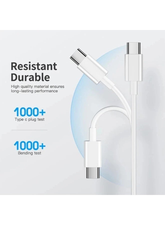أو إي إم كابل بيانات أصلي للشحن السريع USB-C / Type-C إلى USB-C بقدرة 5 أمبير - Image 3