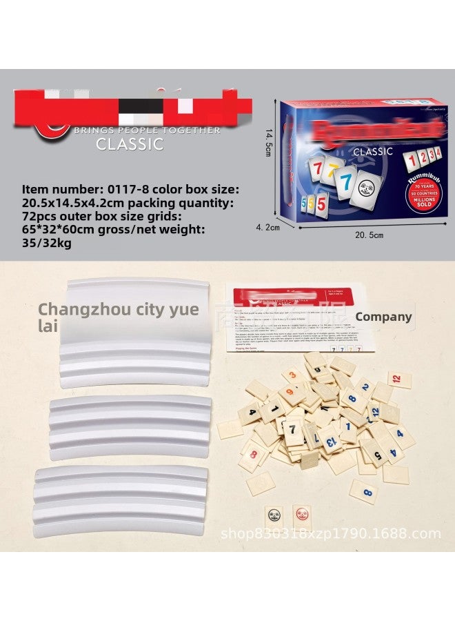 لعبة الجسر الرقمية ماجونغ للأطفال لعبة طاولة تدريب التفكير المنطقي ألعاب طاولة ماجونغ ملونة للبيع بالجملة