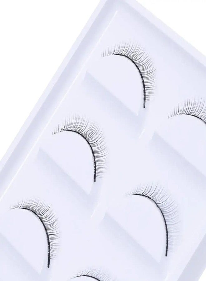 Savni Self-Adhesive Practice False Eyelashes, 5 Pairs, Natural Looking, Training Extension Set - Image 4