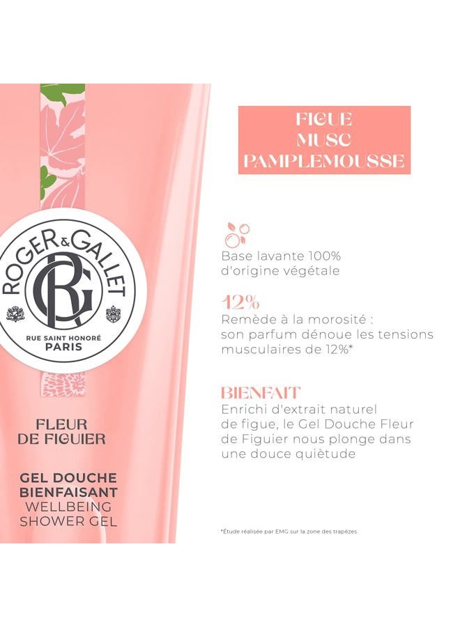 ROGER & GALLET Body Wash & Shower Gel for Women | Fleur De Figuier - Fig Blossom 6.6 Oz - Image 3