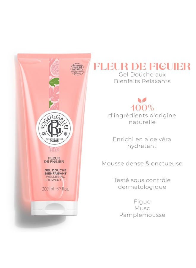 ROGER & GALLET Body Wash & Shower Gel for Women | Fleur De Figuier - Fig Blossom 6.6 Oz - Image 2