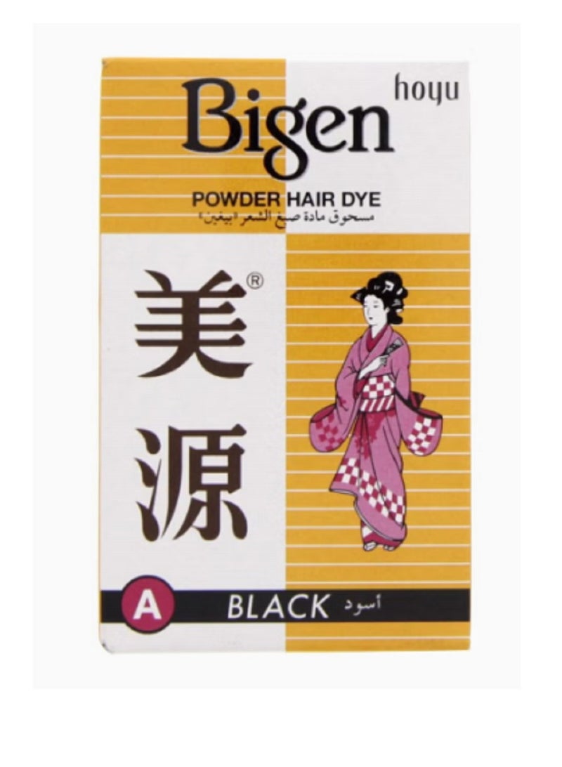 Bigen صبغة شعر بودرة سوداء 6 جرامات - Image 1