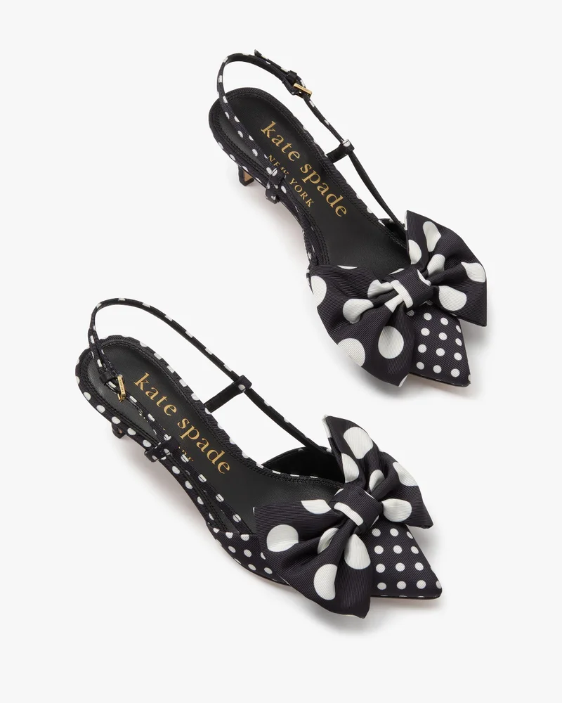 كيت سبيد Rue Breezy Dot Slingback Pumps
