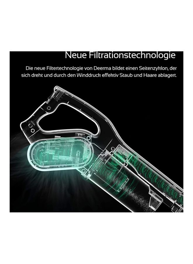 Deerma 2-in-1 Vertical and Handheld Vacuum Cleaner with High-Capacity Dust Box, Low-Noise Operation, Triple Filtration System, and Lightweight Design for Effortless Cleaning of Floors, Carpets, and Hard-to-Reach Spaces 600 W DX700S Grey - Image 4