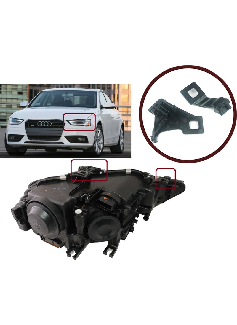 Bross - Automotive BHL538 Audi A4 RS4 8K2 B8.5 A5 S5 RS5 B8.5 Left Front Headlight Base Repair Kit 8K0941003L - Image 1