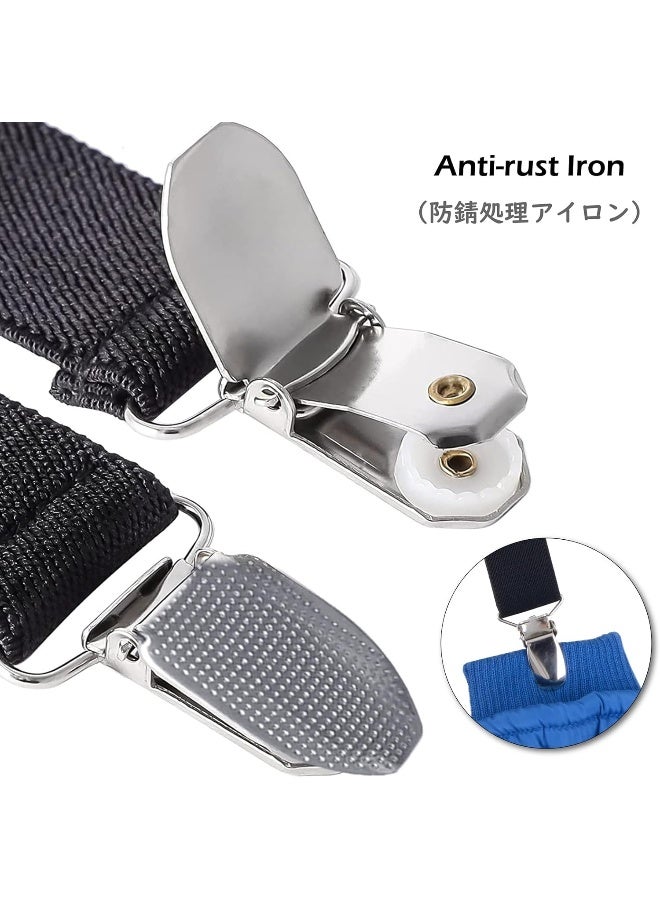 TRIWONDER TRIWONDER Mitten Clips Elastic Anti Lost Mitten Strap Stainless Steel Gloves Clips Strap for Kids Toddler Teen Adults  - Image 3