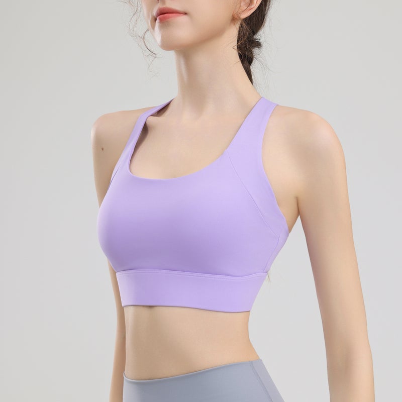 Advanced Sense Professional Training Clothing Running Sports Underwear Yoga Outdoor Riding Sweat Absorbing Breathable Integrated Simple Bra - Image 3