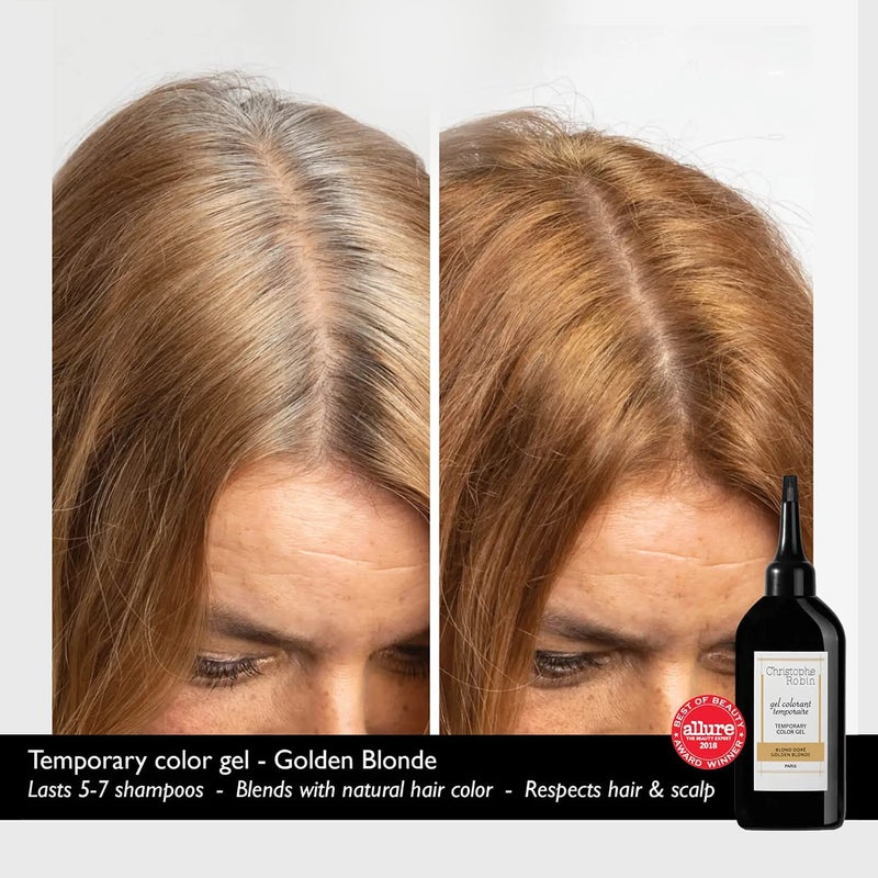 Christophe Robin Temporary Color Gel - Golden Blonde, 3.4 fl. oz. - Image 5