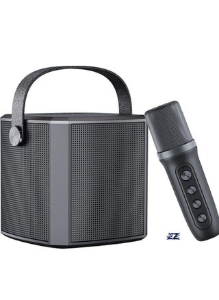 Portable Bluetooth Karaoke Speaker with Rechargeable Wireless Microphone, Type-C Charging, Multiple Voice Modes, TF Card Support, Black – Perfect for Parties, Karaoke & Home Entertainment - pzsku/Z77CDF3AD957B9B61B1CAZ/45/_/1739907450/4c50b431-7d8a-42a8-8379-8bcbfea30e4d