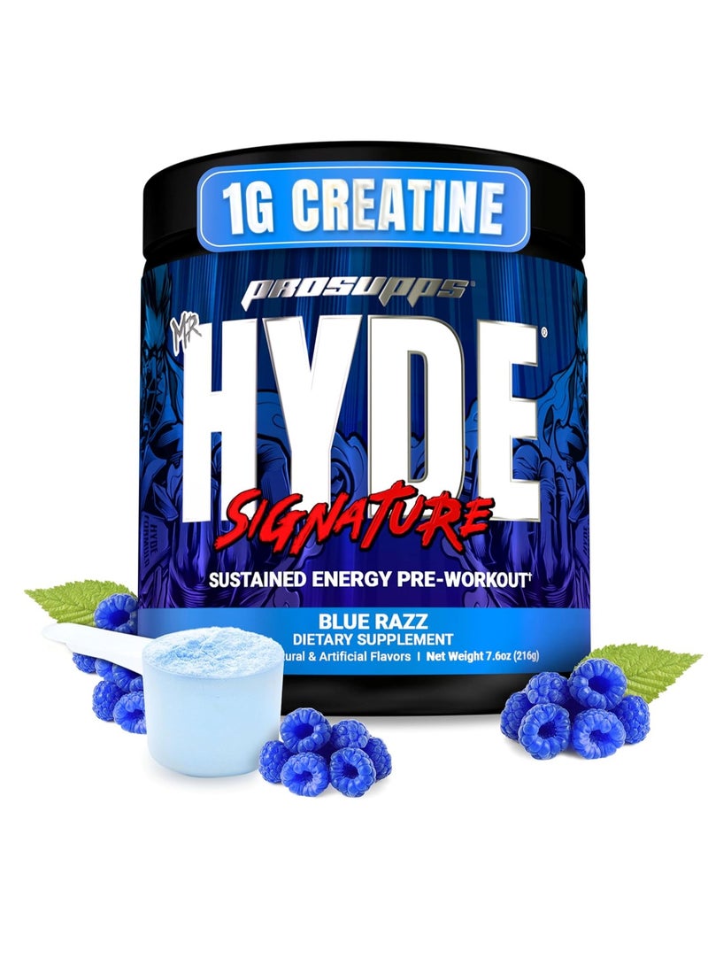 ProSupps PS Hyde Signature Pre-Workout 30 Serving Blue Razz - Image 1