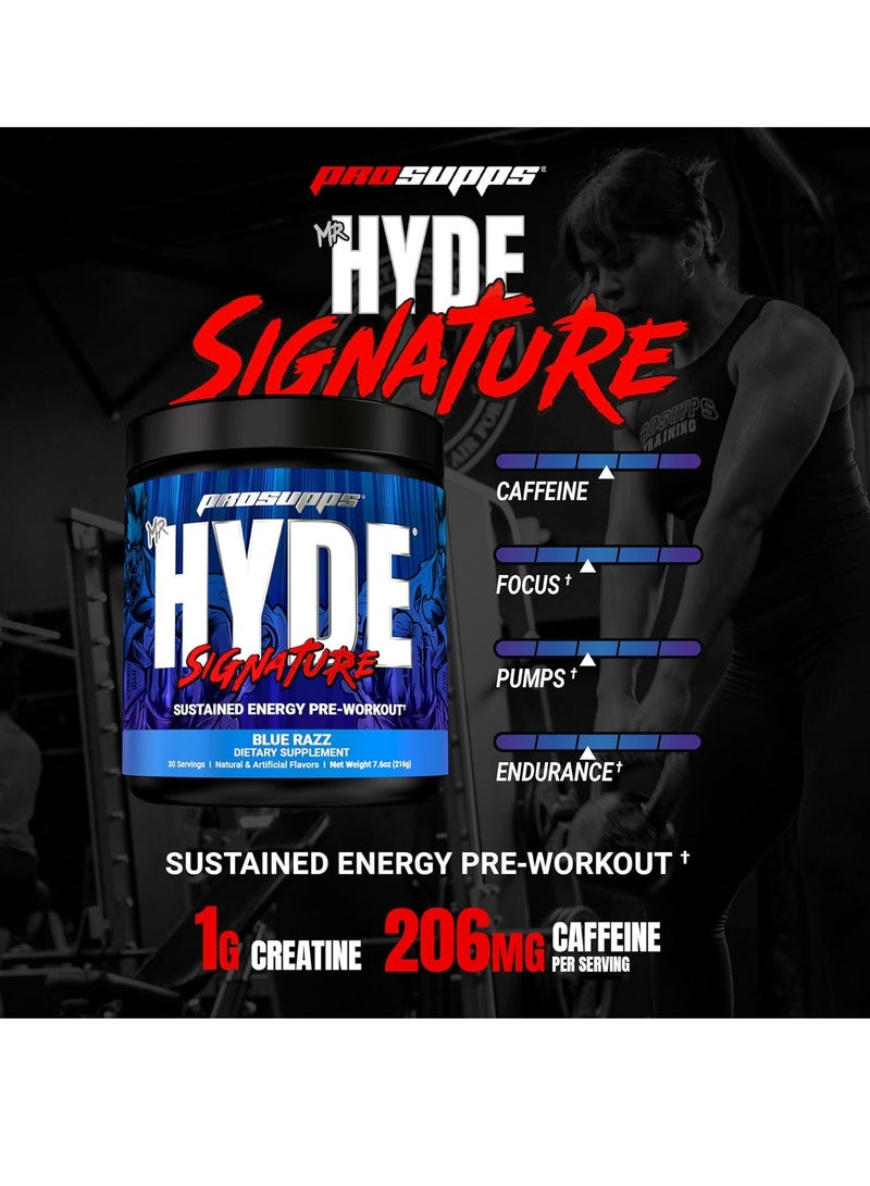 ProSupps PS Hyde Signature Pre-Workout 30 Serving Blue Razz - Image 2