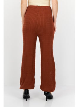 BB Dakota by Steve Madden Women Knitted Pull-On Jogger Pants, Brown  - Image 2