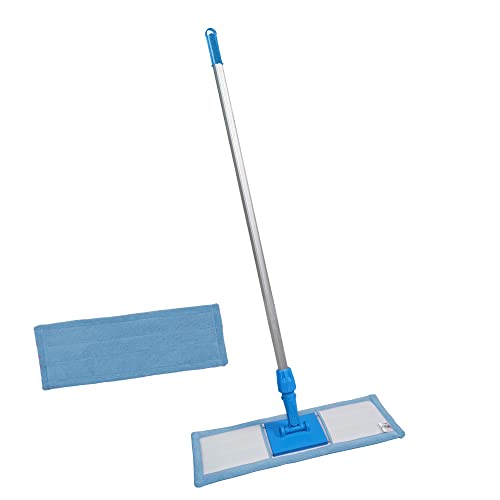 SOFTSPUN Microfiber Wet & Dry Cleaning Mop Refill - Sky Blue - 19inches - Image 3