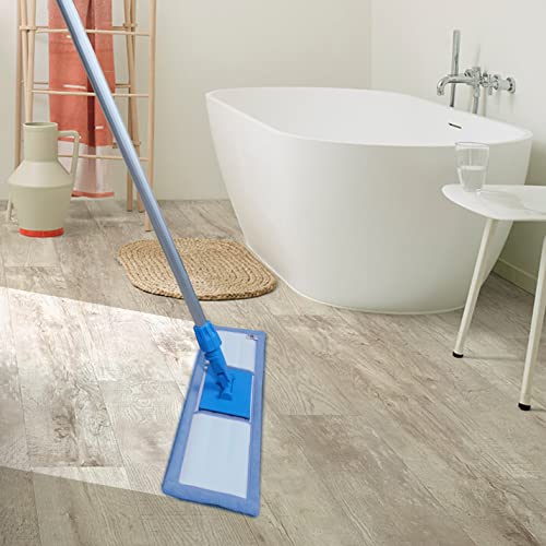 SOFTSPUN Microfiber Wet & Dry Cleaning Mop Refill - Sky Blue - 19inches - Image 4