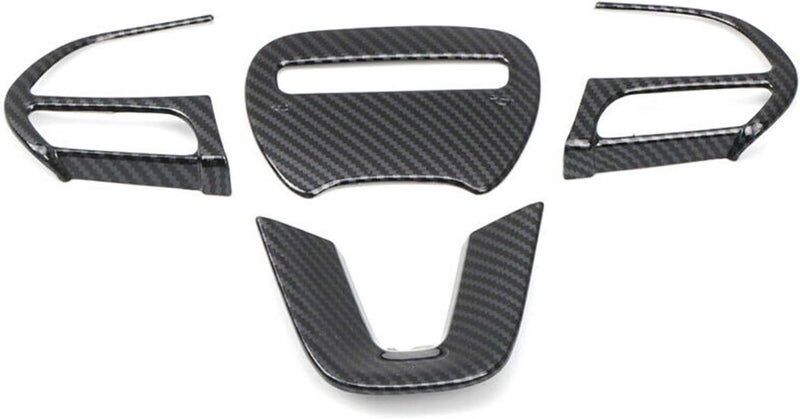 Wivplex Carbon Fiber Steering Wheel Cover Trim for Dodge Challenger - Image 1