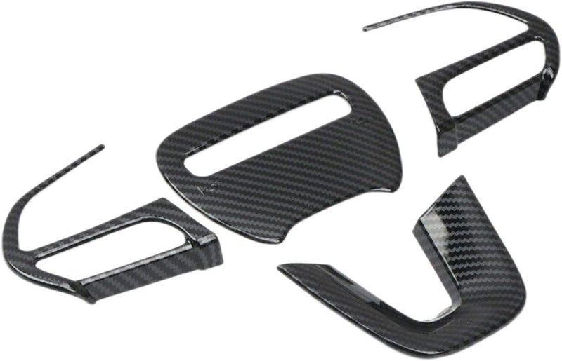 Wivplex Carbon Fiber Steering Wheel Cover Trim for Dodge Challenger - Image 2