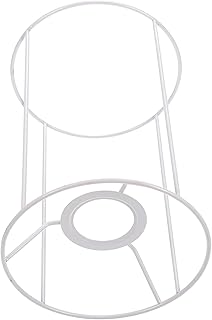 Milisten Milisten DIY Lampshade Frame Cage Lamp Shade Farmhouse Metal Iron Lampshade Bracket Replacement Wire Bulb Guard Holder  - Image 1