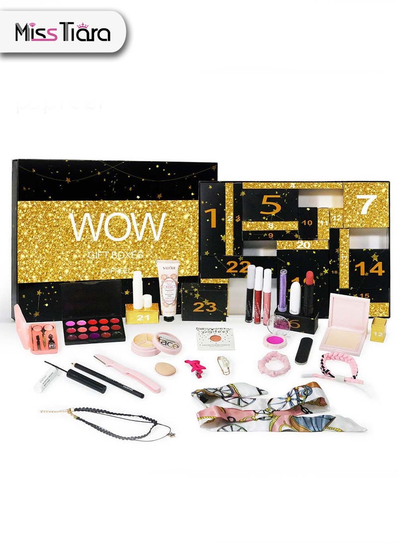 MissTiara All In One Makeup Kit for Women, Full Cosmetic Makeup Starter Set, Travel Makeup Palette with Eyeshadow, Foundation, Lip Gloss for Teenage & Adults - Image 1