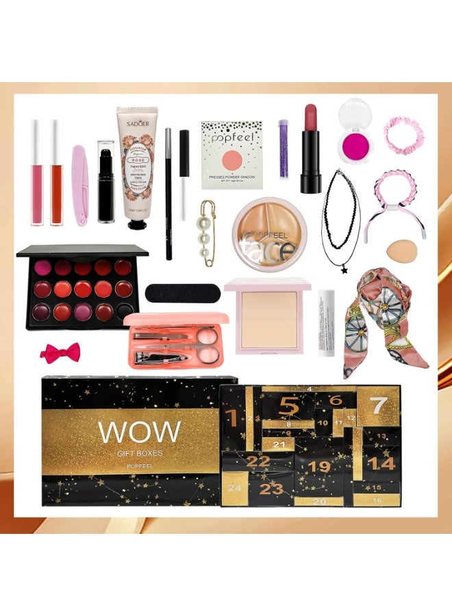 MissTiara All In One Makeup Kit for Women, Full Cosmetic Makeup Starter Set, Travel Makeup Palette with Eyeshadow, Foundation, Lip Gloss for Teenage & Adults - Image 3