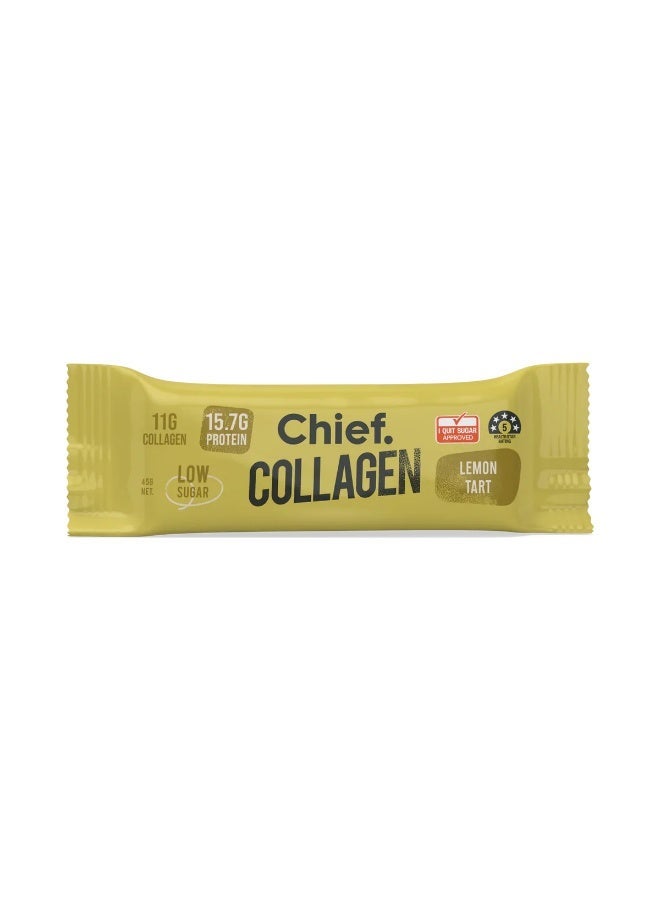 Chief Collagen Protein Bars – Lemon Tart (12 Bars) - Image 2