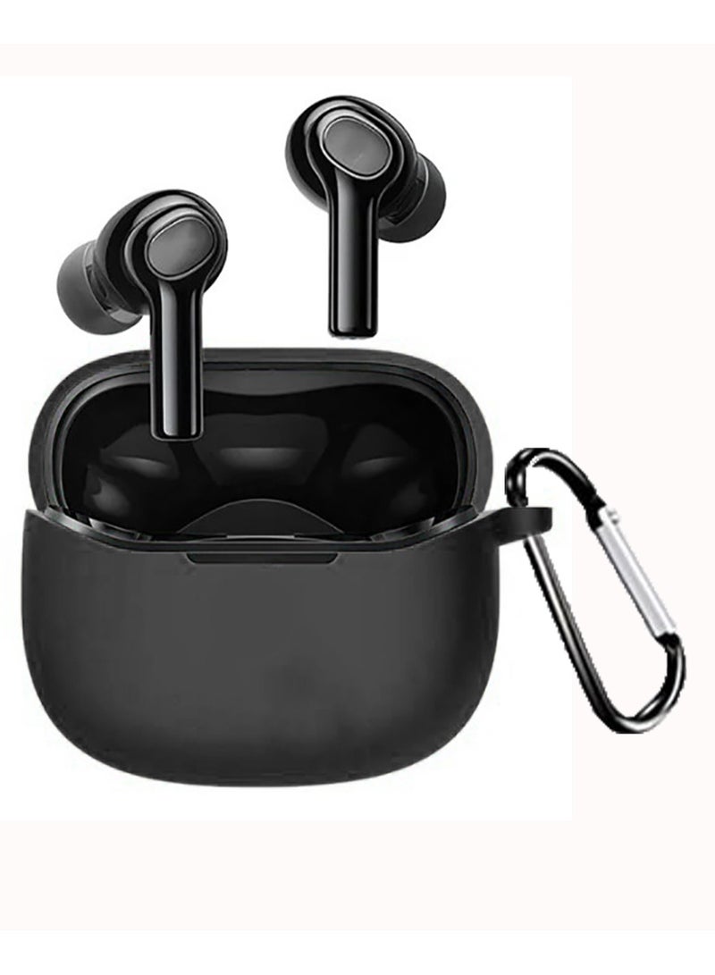 Silicone Case for Anker SoundCore Life Note 3i Anti Drop and Dustproof Case Cover -Black - Image 1