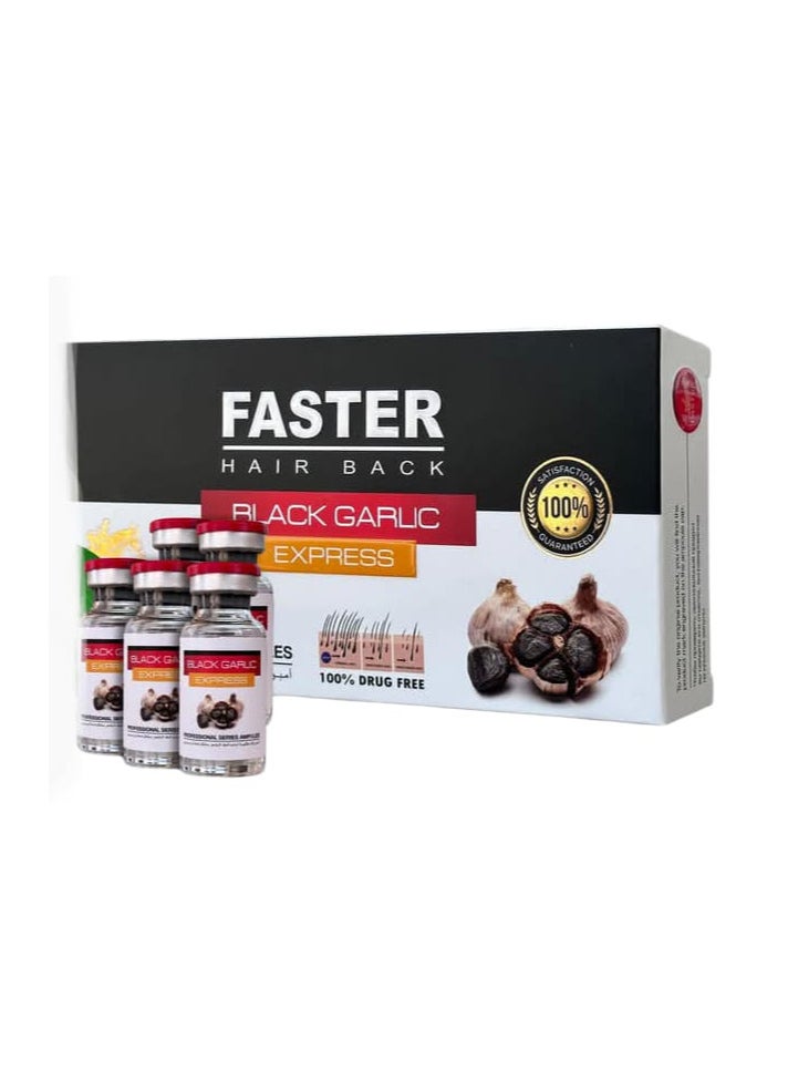 Faster - Faster Garlic Ampoules To Stop Hair Loss And Hair Growth, 5 Oilex Oil ampoules - Image 1