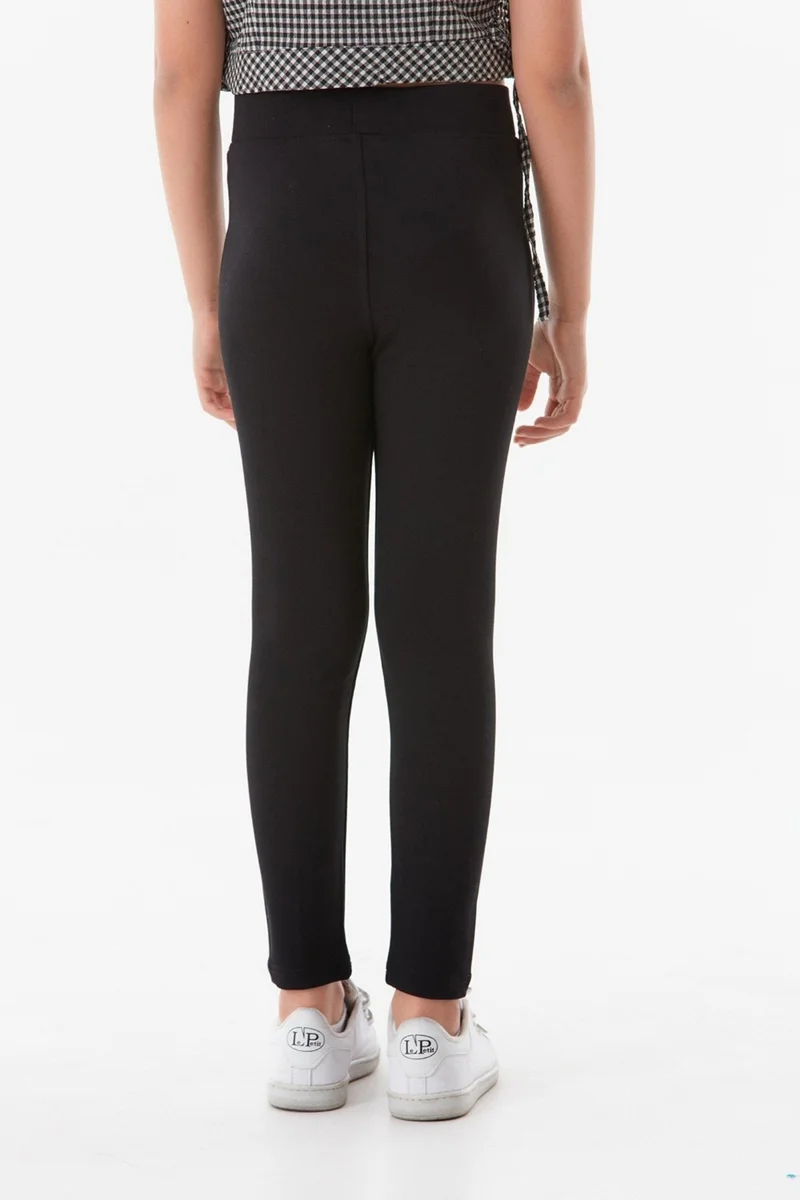 FullaModa FullaModa Steel Fabric High Waist Girls' Tights