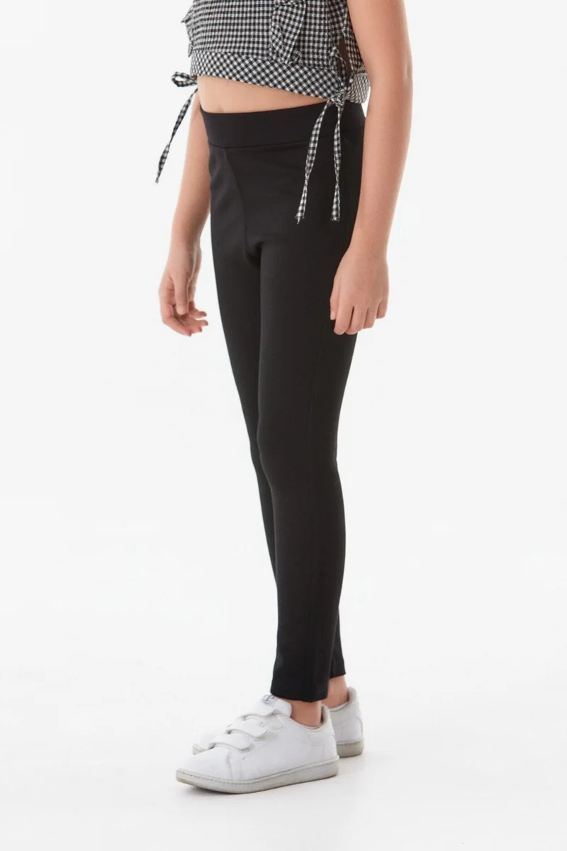 FullaModa FullaModa Steel Fabric High Waist Girls' Tights