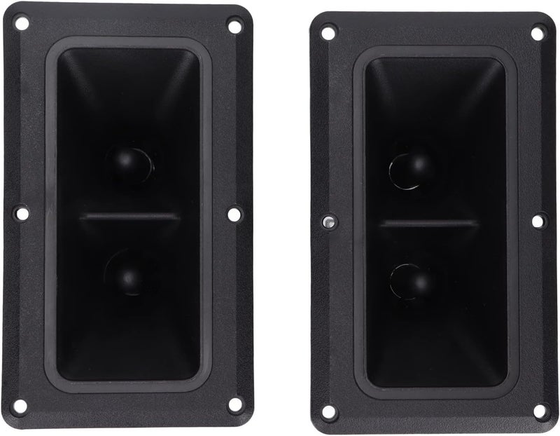 cheekyglo Piezo Horn Tweeter, 75150 Watts Dual Drive Ceramic Wide Dispersion Horn Replacement, High Sensitivity Horn Tweeter Speaker for Karaoke Speakers/DJ Pro PA Speakers/Audio Accessories - Image 1