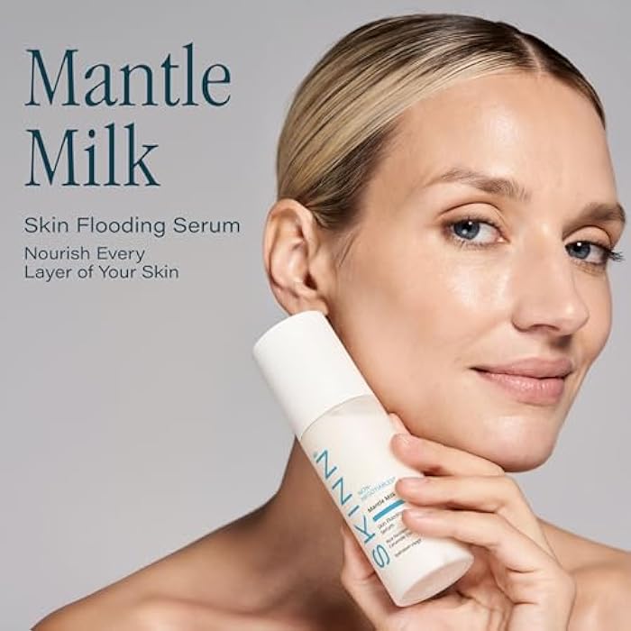SKINN Mantle Milk Skin Flooding Serum - Restores Moisture & Strengthens the Skin Barrier - Collagen Boosting Skincare for Smooth, Plump & Hydrated Skincare - Anti-Aging Hyaluronic Acid Moisturizer - Image 2