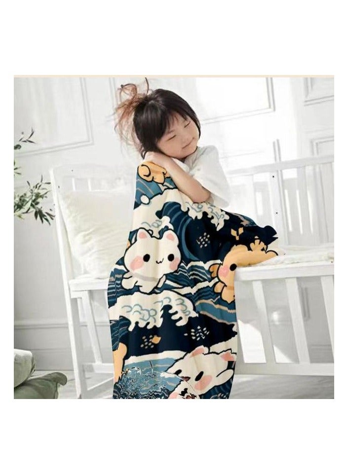 general Flannel thin blanket (warm and comfortable, suitable for sleep, gaming, dust removal and sandproof) 150cm*200cm - 904 - Image 3