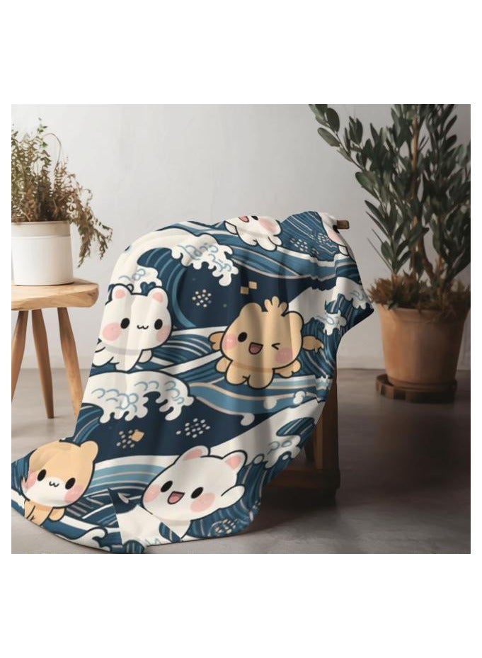 general Flannel thin blanket (warm and comfortable, suitable for sleep, gaming, dust removal and sandproof) 150cm*200cm - 904 - Image 5