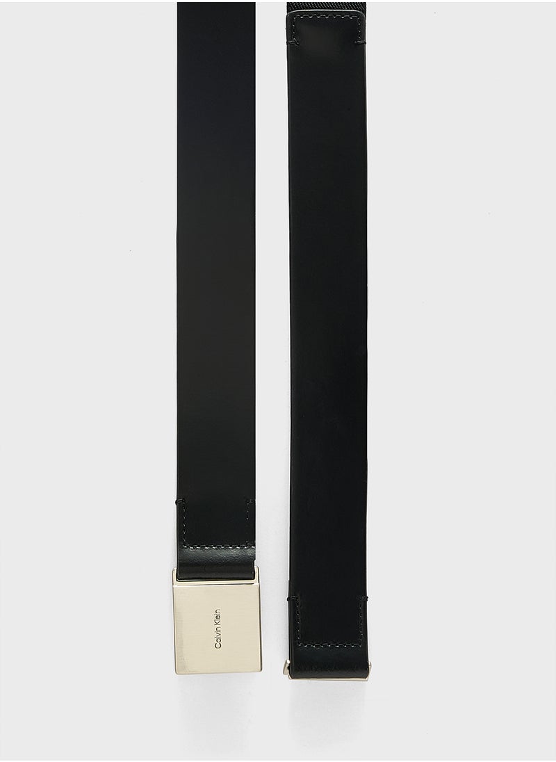 CALVIN KLEIN Logo Plaque None Allocated Belt  - Image 2