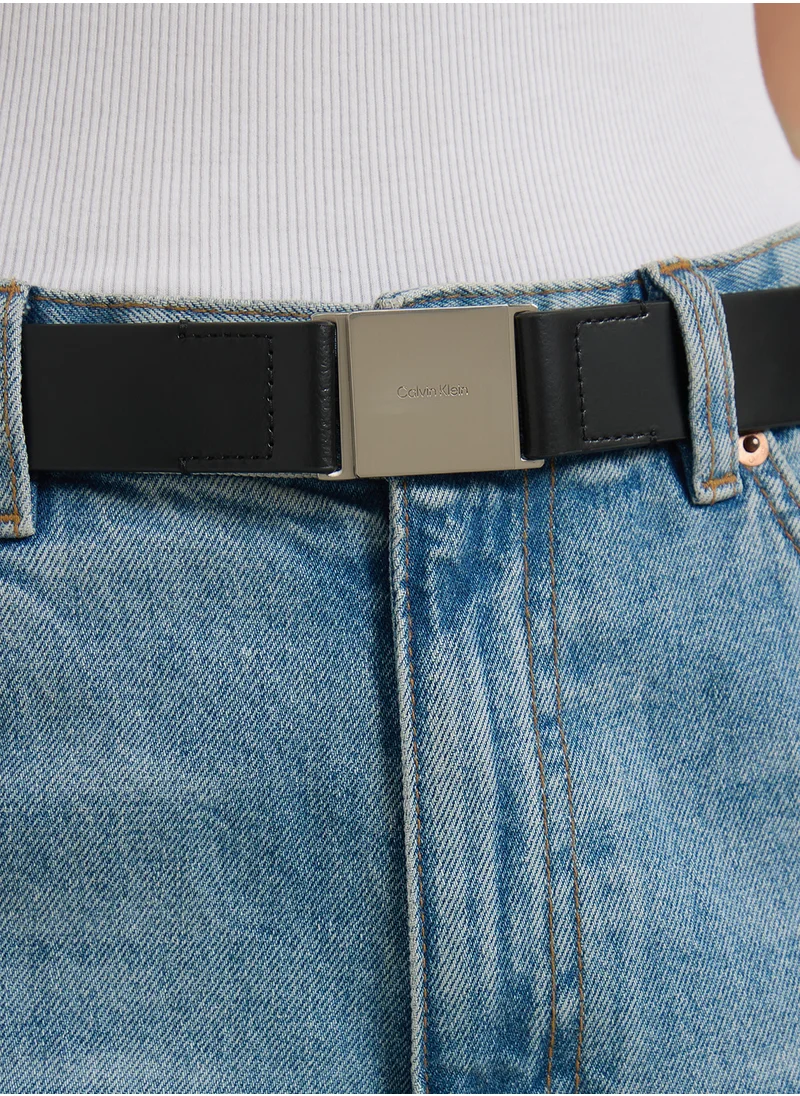 CALVIN KLEIN Logo Plaque None Allocated Belt