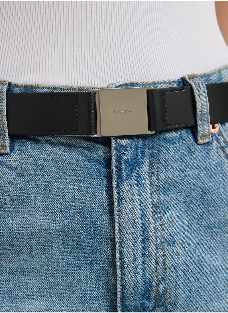 CALVIN KLEIN Logo Plaque None Allocated Belt  - Image 4
