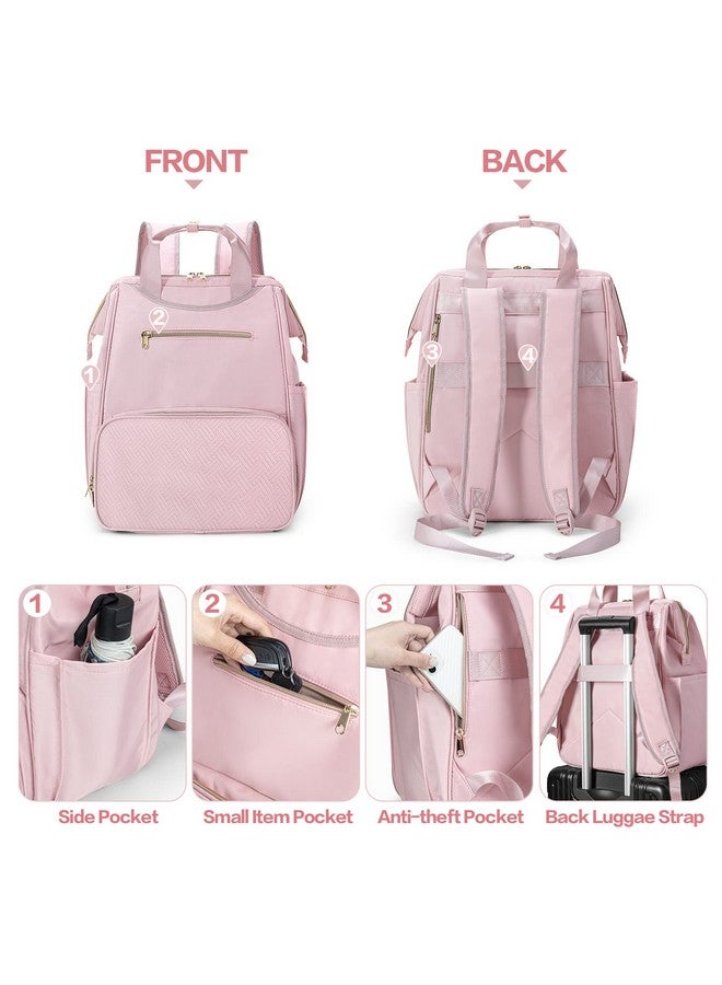 Fasrom Wearable Breast Pump Bag Backpack with Cooler and Pump Tote Bag, Compatible with Momcozy, Medela and Elvie Hands Free Pumps, Pink (Patent Design) - Image 5