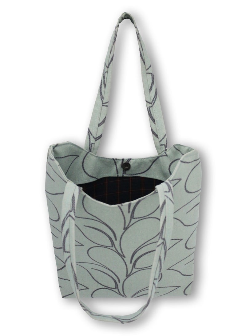 غريبو للحقائب حقيبة يد حريمي كتان مطبوعة w230003b - Image 3